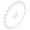 16B-1 24T Steel Platewheel