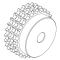 10B-3 12T Steel Sprocket