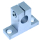 Pillar Shaft Support Mount for Linear Guide Rails,10mm,SK10UU